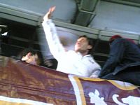 2005/06 in curva dopo l'infortunio